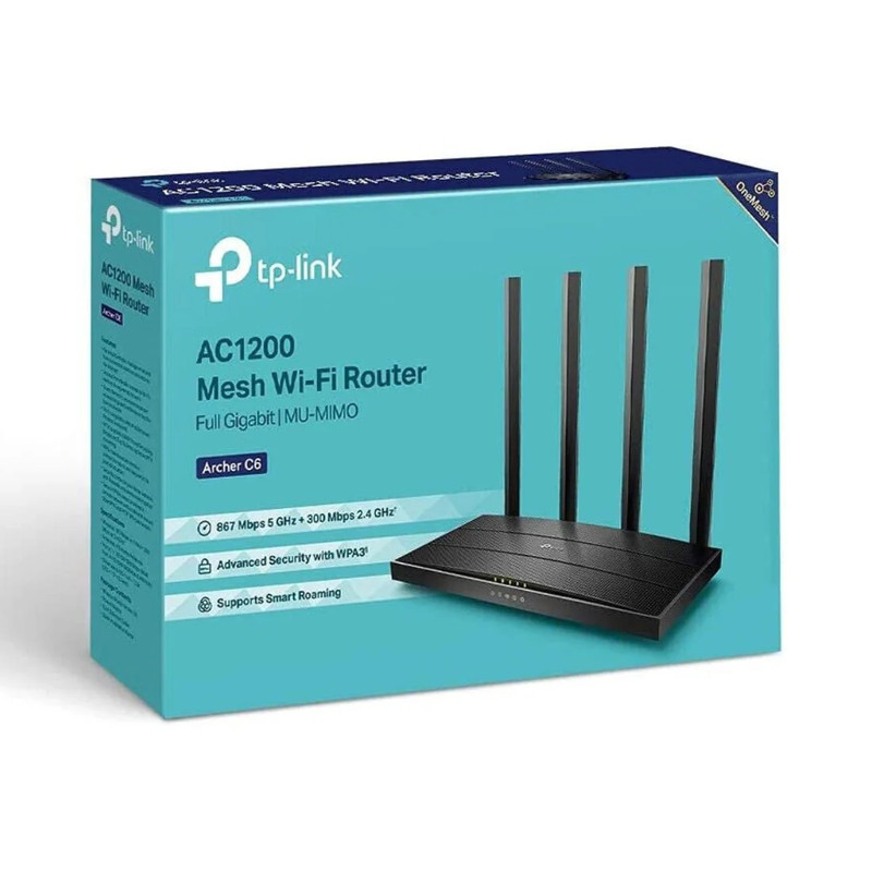 TP-Link Archer C6 Dual-Band Wi-Fi System Router - راوتر